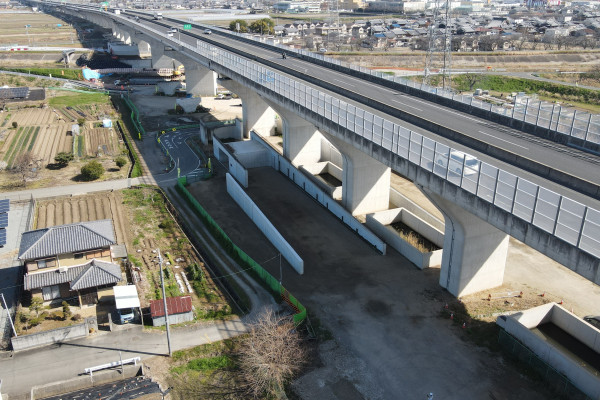 大和御所道路川西地区他 改良工事